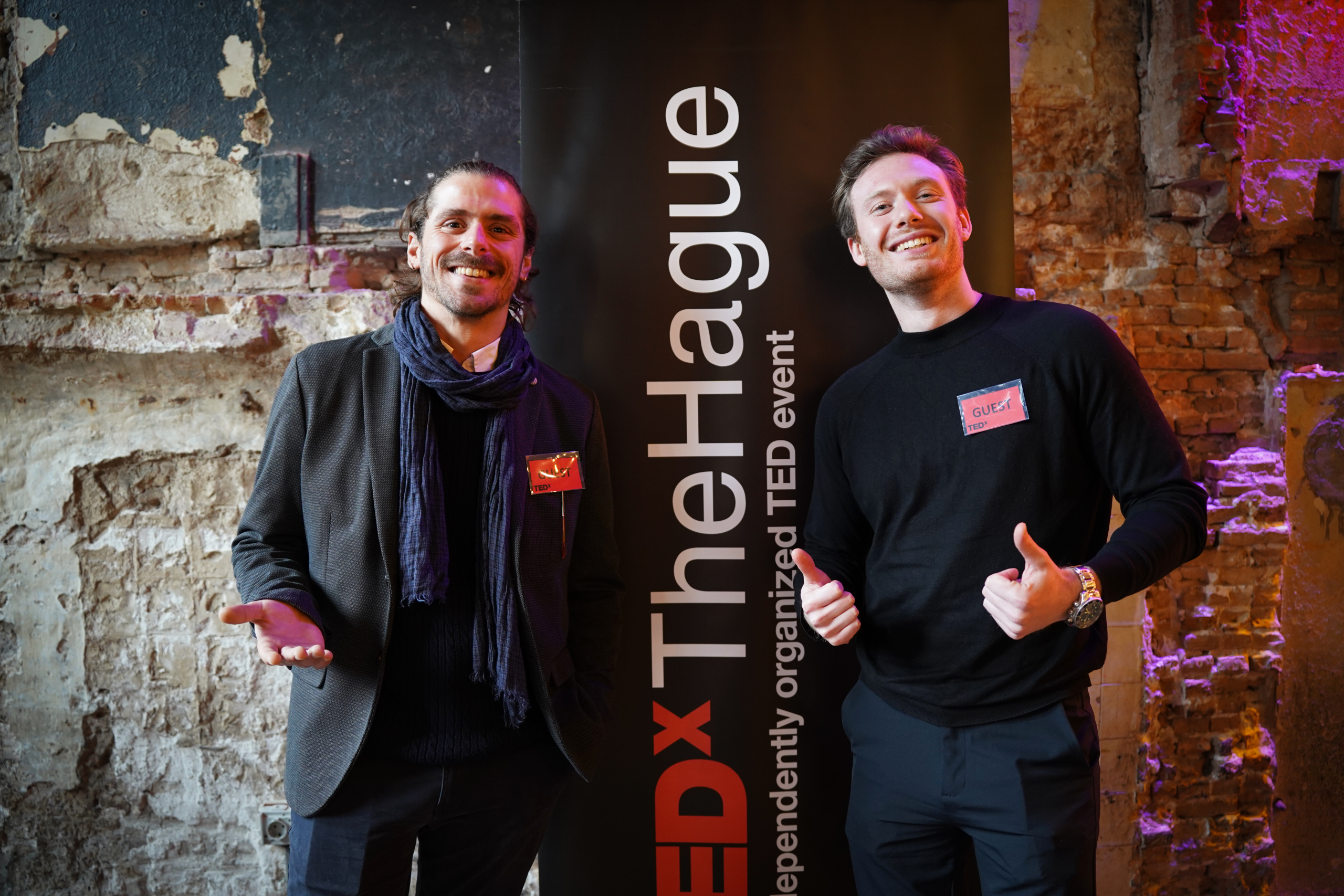 TEDxTheHague team on stage